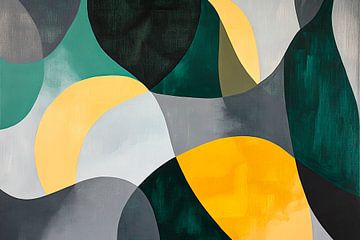 Colour play of dreams - Abstract by Poster Art Shop