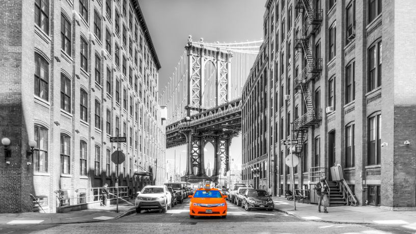 Manhattan Bridge as seen from Brooklyn by Stewart Leiwakabessy