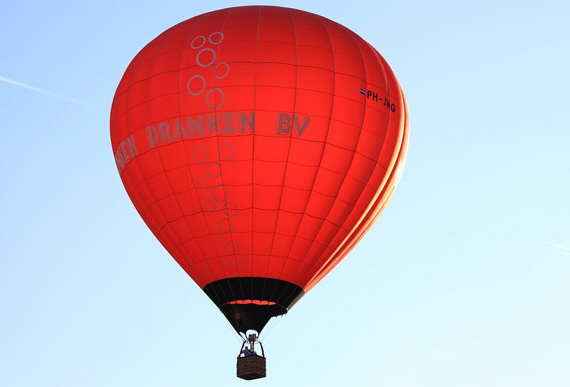 Rode luchtballon van MSP Canvas