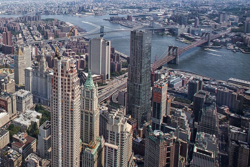 Vue du haut de Manhattan NYC par Thea.Photo