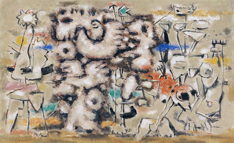 Primal figures, WILLI BAUMEISTER, 1947 by Atelier Liesjes