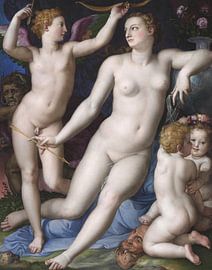 Venus, Cupid and Jealousy, Bronzino