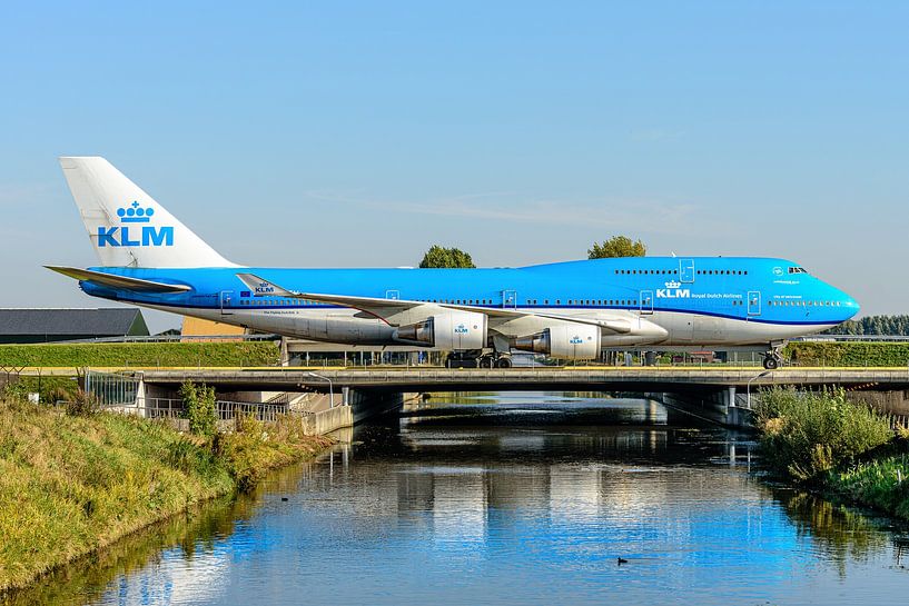 KLM Boeing 747-400 passenger aircraft. by Jaap van den Berg