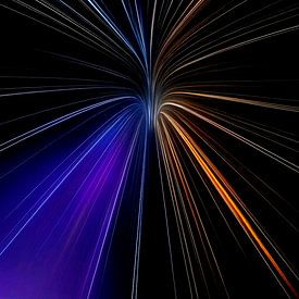 Kosmischer Lichtblitz von Jose Lok