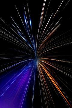 Kosmischer Lichtblitz von Jose Lok