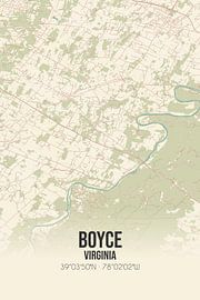 Vintage map of Boyce (Virginia), USA. by Prints of Place