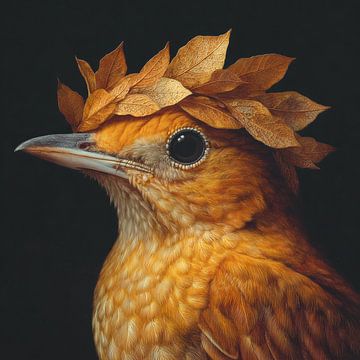 Herfstkampioen met Laurierkrans van PixelMint.