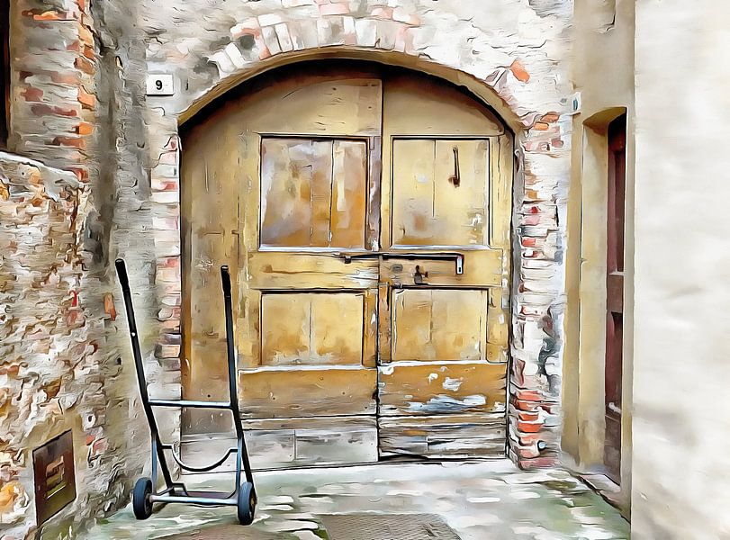 Livraison Entrée Pienza Toscane par Dorothy Berry-Lound