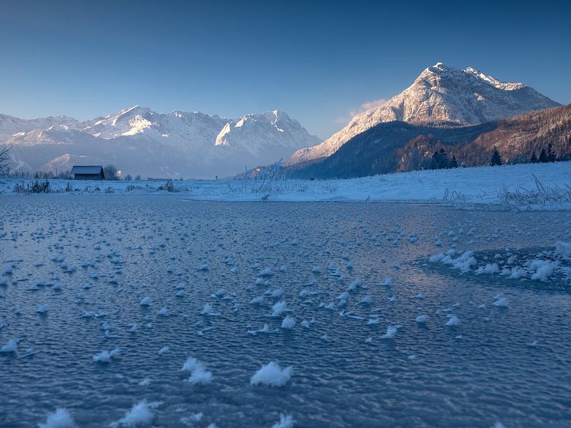 L'hiver près de Farchant par Andreas Müller