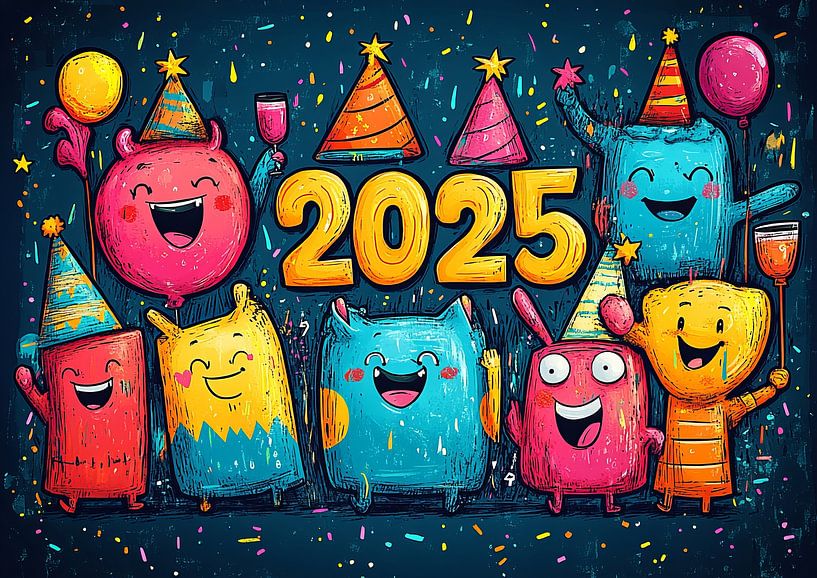 Neues Jahr 2025 von crack head