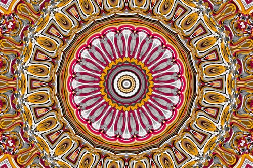 Mandala Art Flame by Marion Tenbergen
