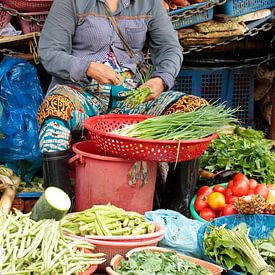 Markt Hoi An Vietnam van Bartholda Lucas