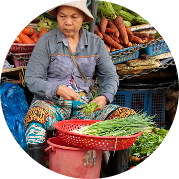 Markt Hoi An Vietnam van Bartholda Lucas