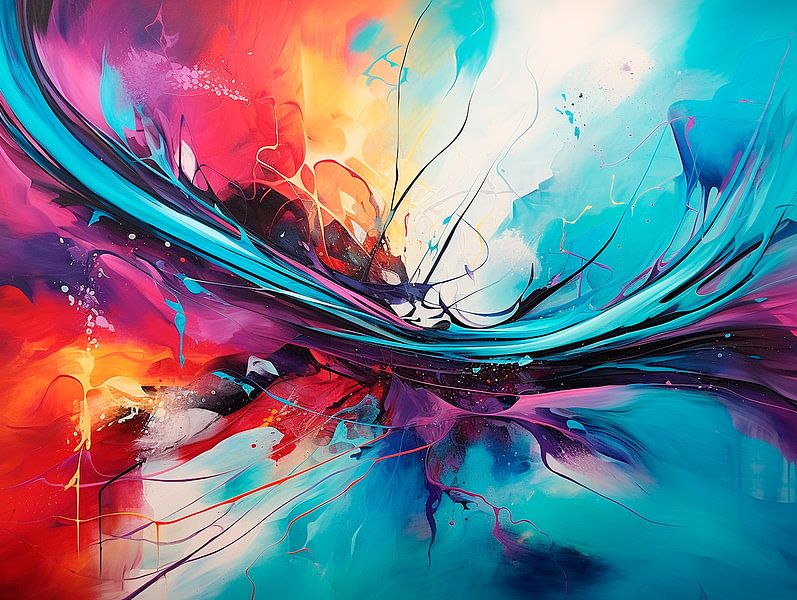 Abstract work by Hetty Lamboo