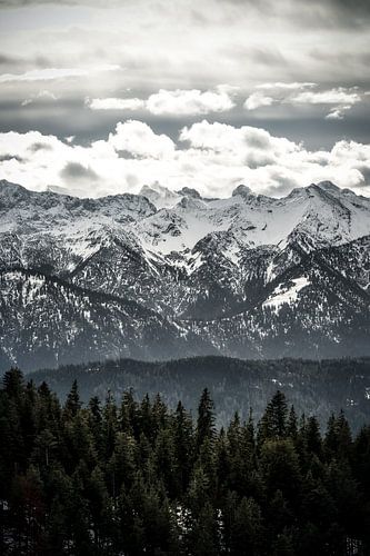 Montagnes Carvendel sur Munich Art Prints