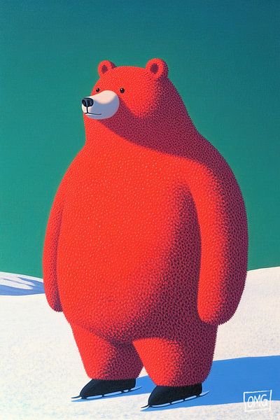 Winterliche Laune auf Klingen von OMG Art