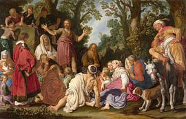 The sermon of John the Baptist, Pieter Lastman