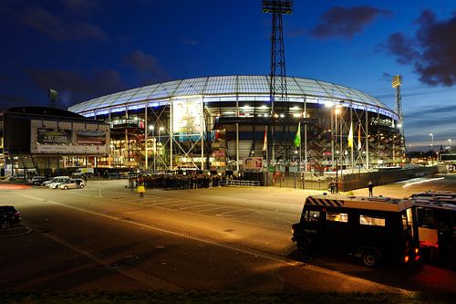 stadion van Feijenoord ofwel De Kuip in Rotterdam voor de halve finale van de KNVB beker 2016