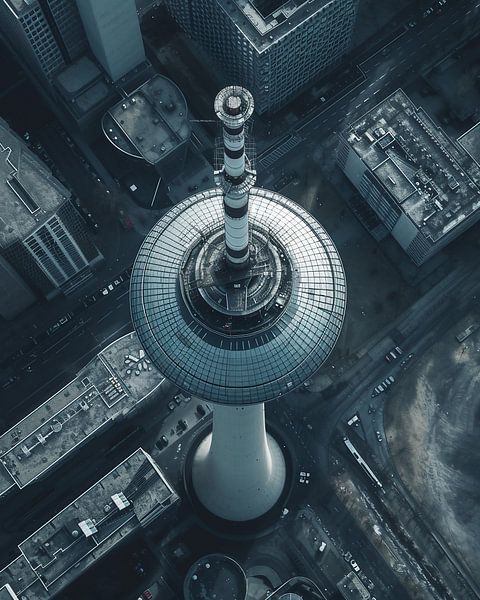 Berlijn van fernlichtsicht