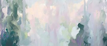 Zachte abstracte kleuren in de mist van Poster Art Shop