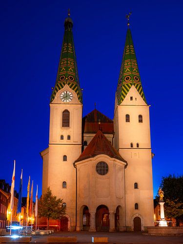 Beilngries kerk bij nacht