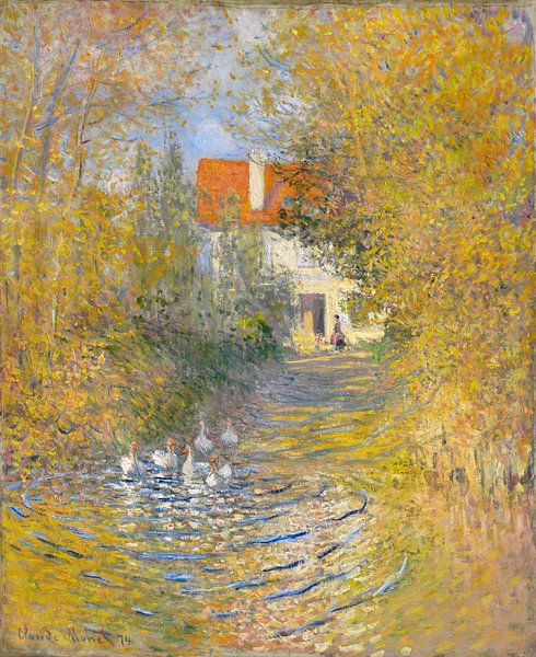 Die Gänse, Claude Monet von Meisterhafte Meister