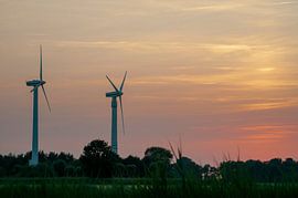 ad solis occasum ventus turbines ab Horumersiel by Photoart-Naegele