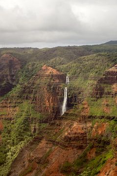 Waipo’o Falls in Waimea Canyon van Andrea Ooms