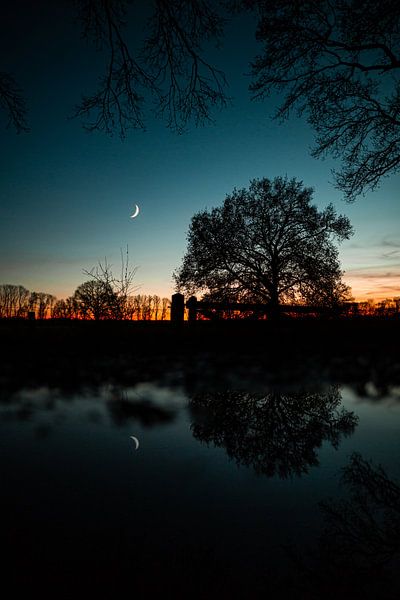 Landschap reflectie in de Achterhoek van Marco Scheurink