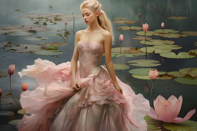 The beauty in the lily pond by Heike Hultsch