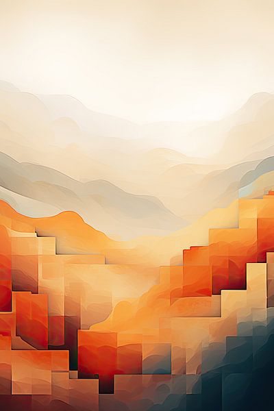 Abstract landscape by Bert Nijholt