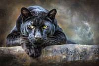 Zwarte panter, schilderij