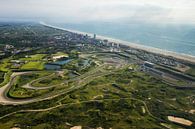 Circuit Park Zandvoort von oben von Leon Weggelaar Miniaturansicht