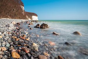Kreidefelsen an der Küste der Ostsee auf der Insel Rügen