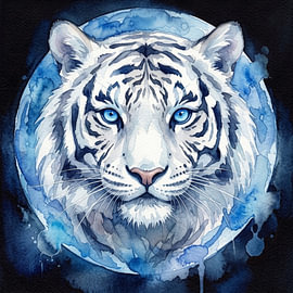 Mystic Moonlight Bengal Tiger by Rahemm Barokah