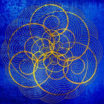 Labyrinthe de cercles, motif