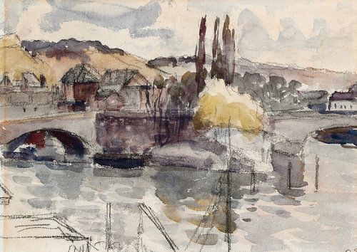 Camille Pissarro – Die Corneille-Brücke in Rouen (1896)