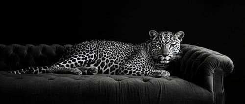 Elegant luipaard van Poster Art Shop