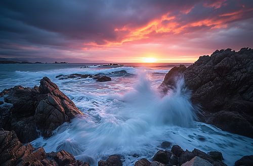Atlantic coast in Portugal
