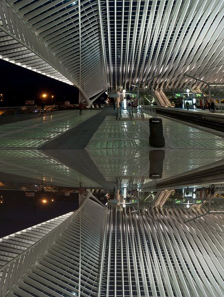 Abstract of Liege train station par Brian Morgan