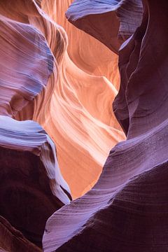 Antelope Canyon (Lower), Page, Arizona, Amerika van Henk Alblas