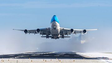 KLM Cargo 747 vertrekkend vanaf Amterdam Airport Schiphol van Rutger Smulders