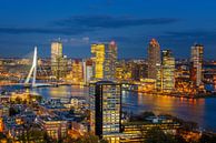 Rotterdam Skyline  van Sander Peters thumbnail