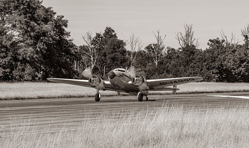 Lockheed 12A Electra Junior (NC14999). by Jaap van den Berg