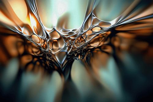 Abstract werk organisch 3D