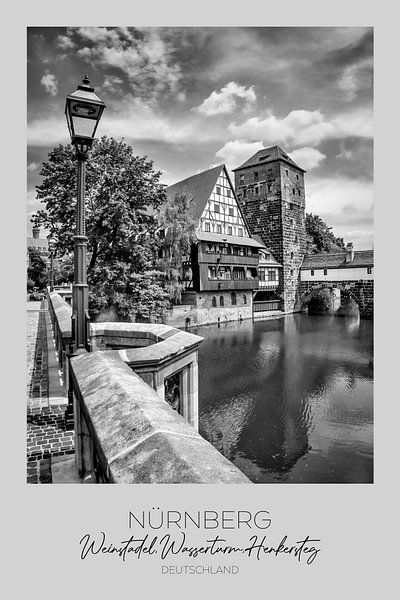 In beeld: NÜRNBERG Weinstadel, Watertoren en Hangman's Brug van Melanie Viola