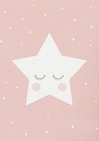 Blush Pink Sleepy Star