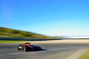 Der ultraleichte Sportwagen KTM X-Bow auf der Rennstrecke von Zandvoort