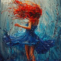 Colour waterfall