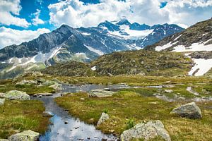 Sustenpass landscape in Switzerland van Ilya Korzelius